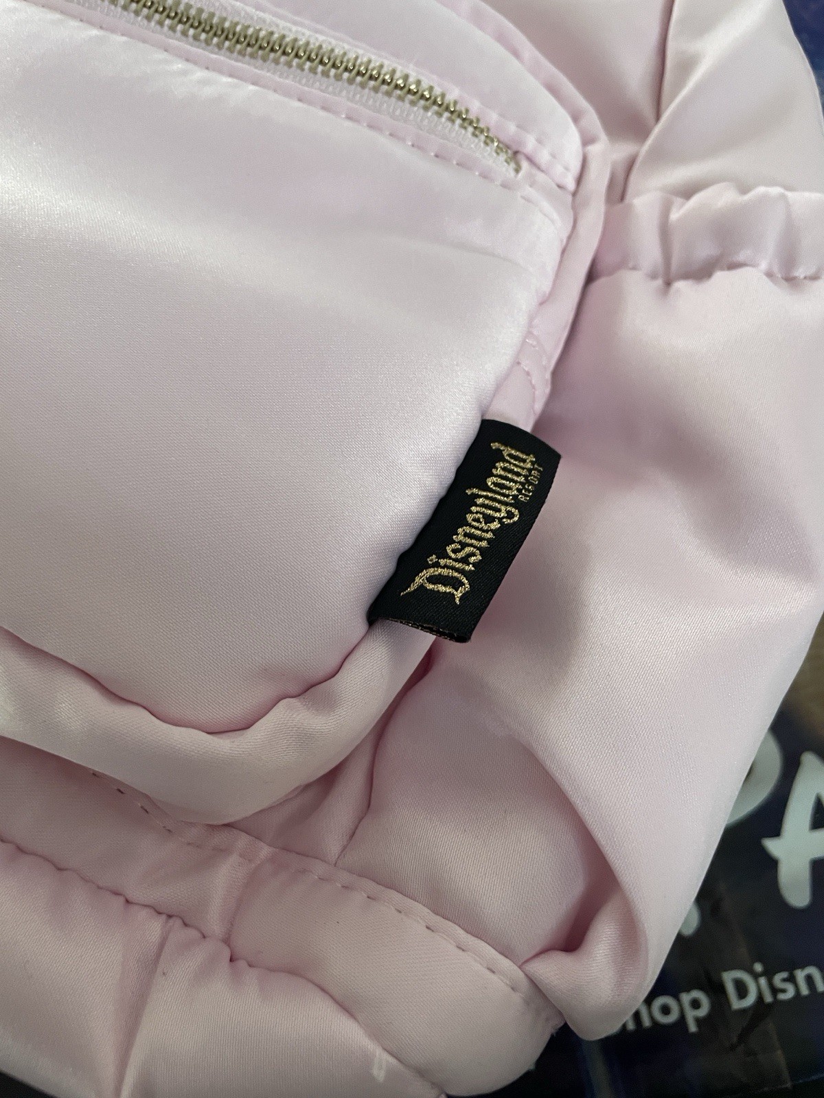 Disneyland Pink Quilted Mickey Gold Tone Hardware Mini Backpack New