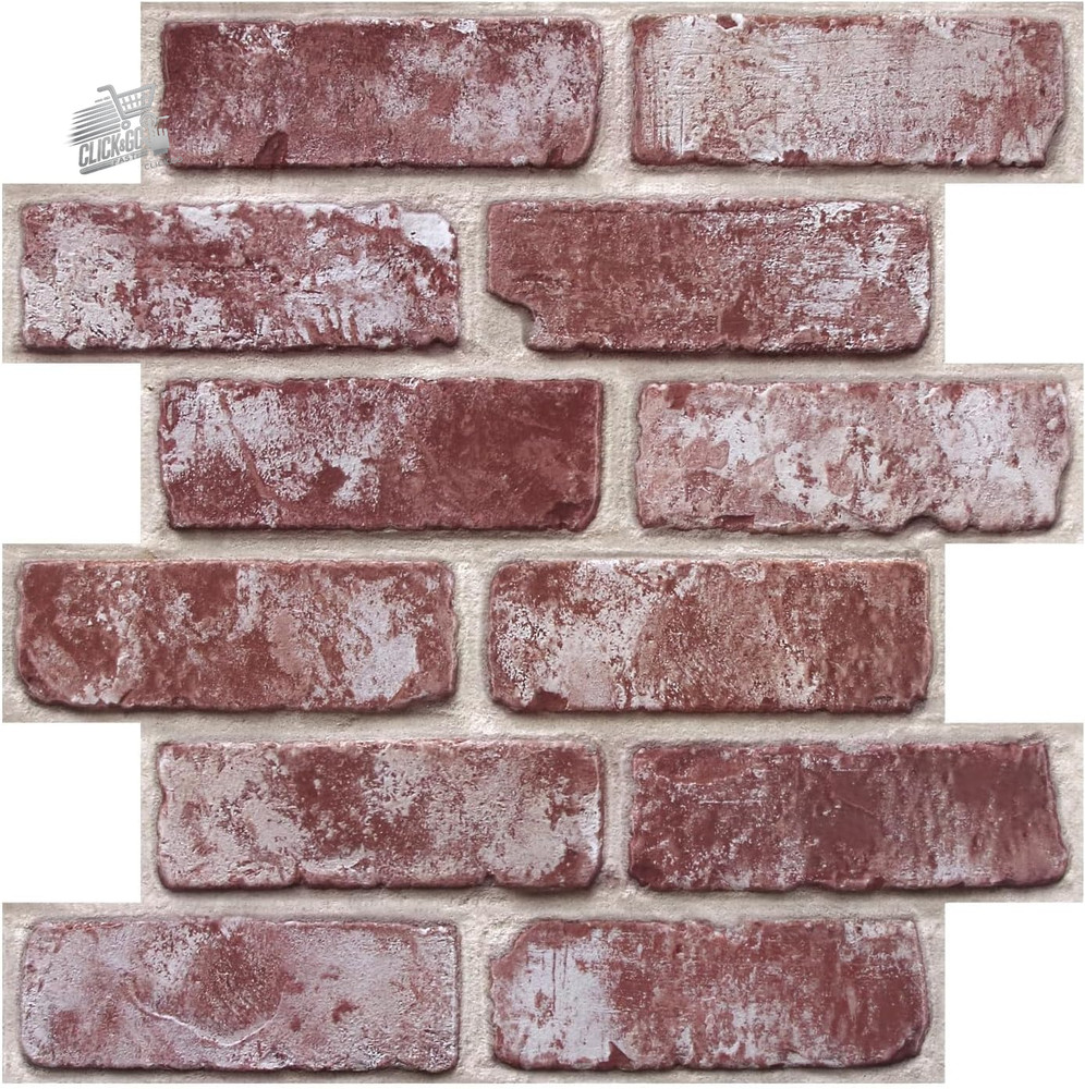 3D wall panels self-adhesive stone effect, 10 pieces, 30 × 30 cm, cladding