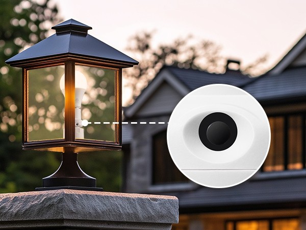 DEWENWILS Dusk to Dawn Light Socket, Dual Sensor, E26/E27 Auto On/Off, 2 Pack