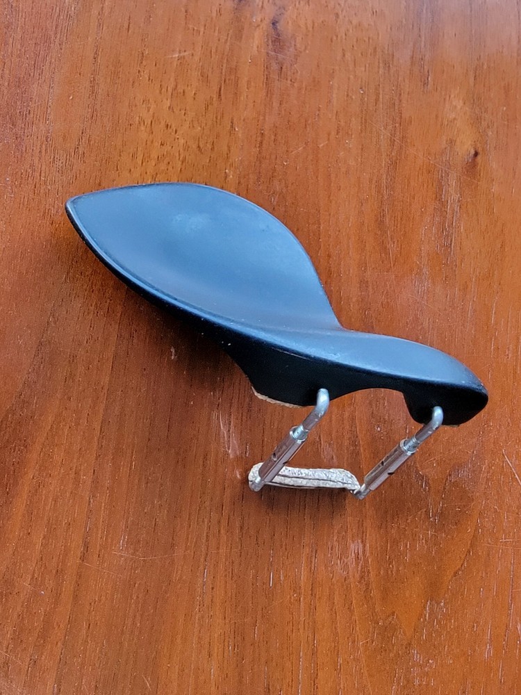 Ebony Chinrest for Violin with Standard Bracket