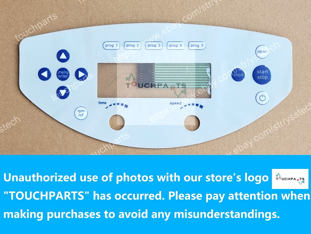 Operating Membrane Overlay for Eppendorf 5430 Benchtop Centrifuge w/ Knobs Dials