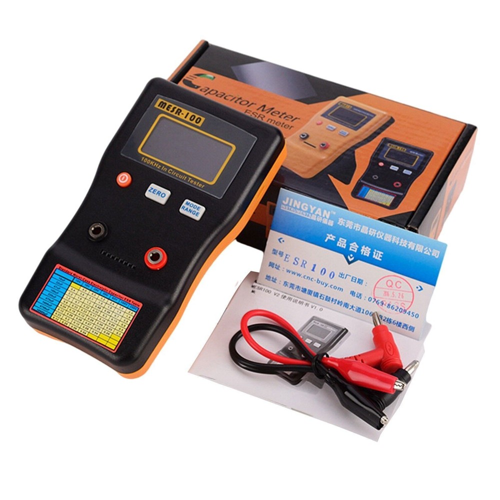 Digital Auto Ranging Electrolytic Capacitor ESR Meter Capacitance Measurement