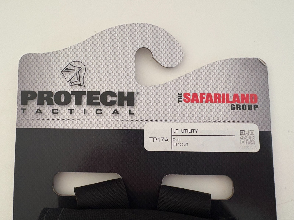 SAFARILAND PROTECH TP17A LT Utility Pouch Dual Handcuff Black