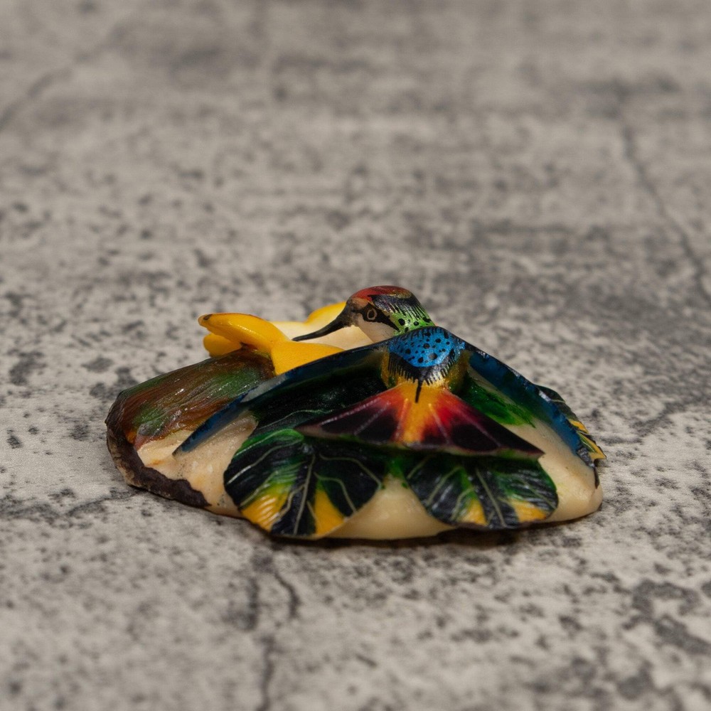 Hummingbird Tagua Carving