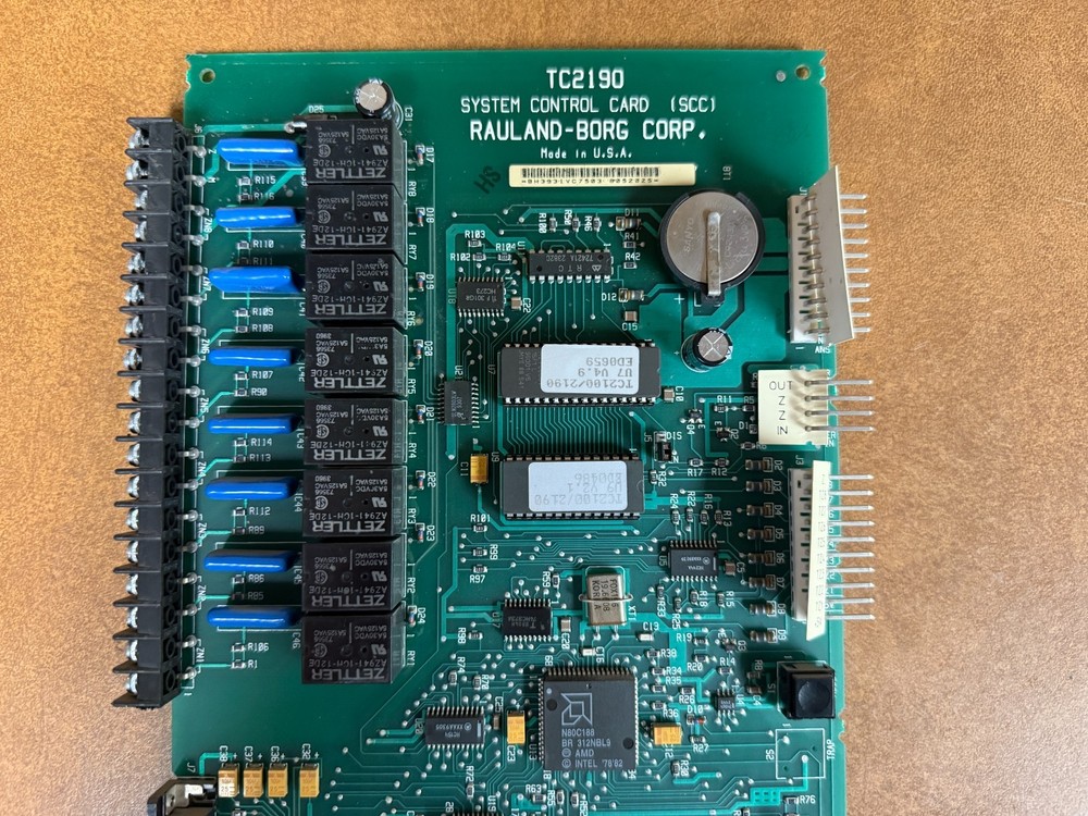 Rauland-Borg TC2190 System Control Card SCC