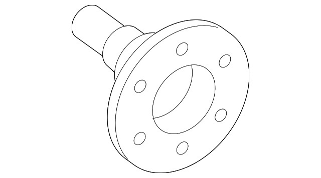 Genuine GM Front Driver Side Drive Axle Inner Shaft 20768587