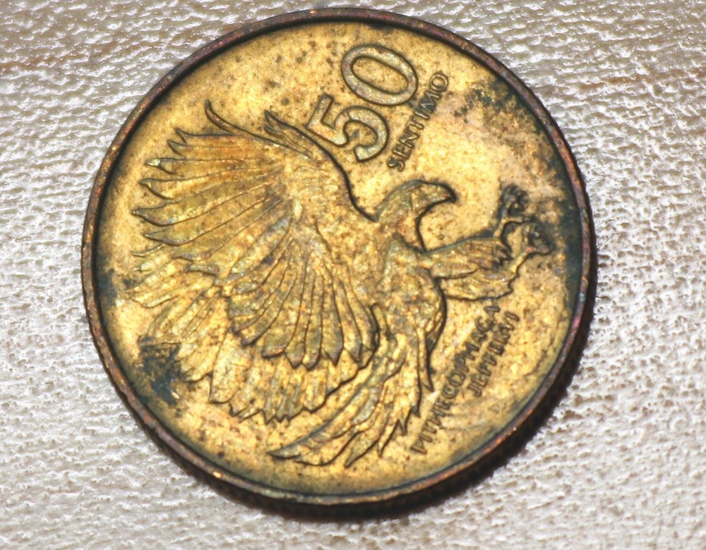 1991 Philippines 50 Sentimos Monkey-eating Eagle