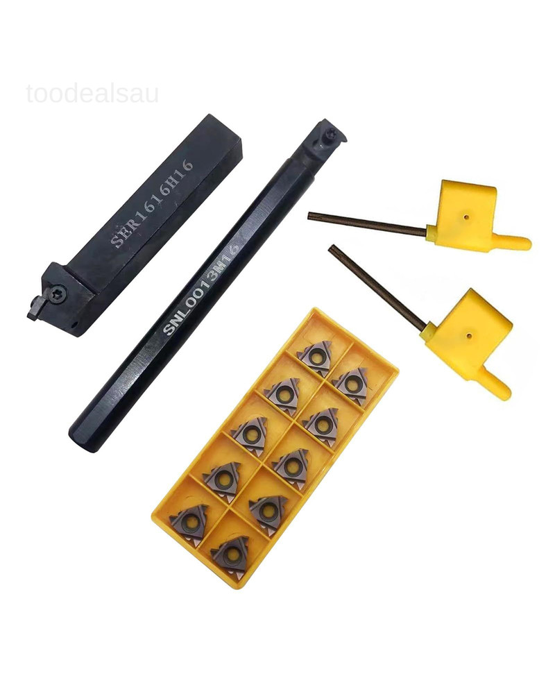1/2" SNL0013M16 Internal Threading 2pcs holders+10pcs 16ER inserts