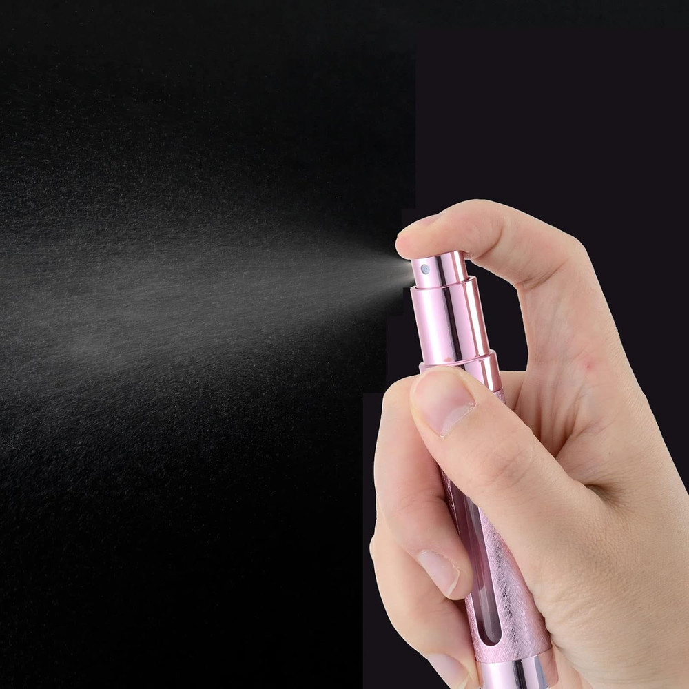 12Ml Portable Mini Perfume Atomizer(6 Pcs)，Refilable Small Spray Bottle for Trav