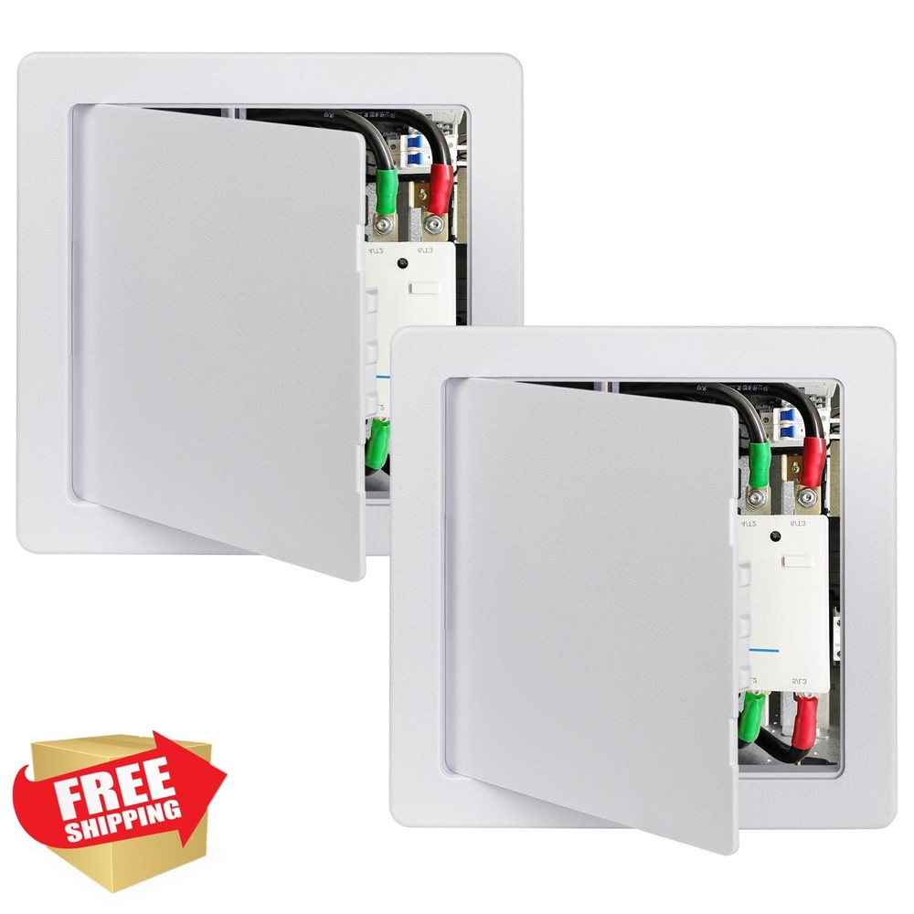 Donext 8x8" Access Panel Drywall Ceiling Plastic Wall Hole Cover 2pc