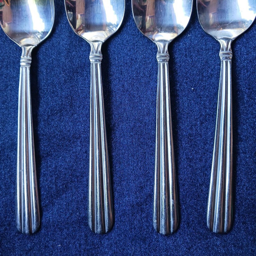 PFALTZGRAFF HSV25 Stainless Hampton Forge LTD SET OF 4 TEASPOONS CLASSIC