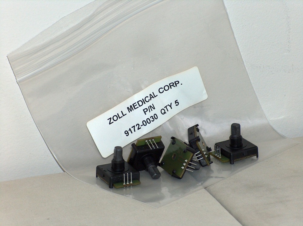 Zoll AED Series-M Front Panel Control (Qty 5) - New Service Part