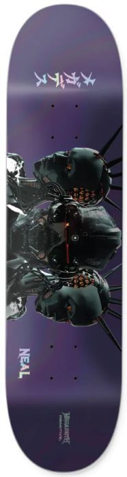 Primitive x Megadeth Threat Robert Neal 8.38 Skateboard Deck