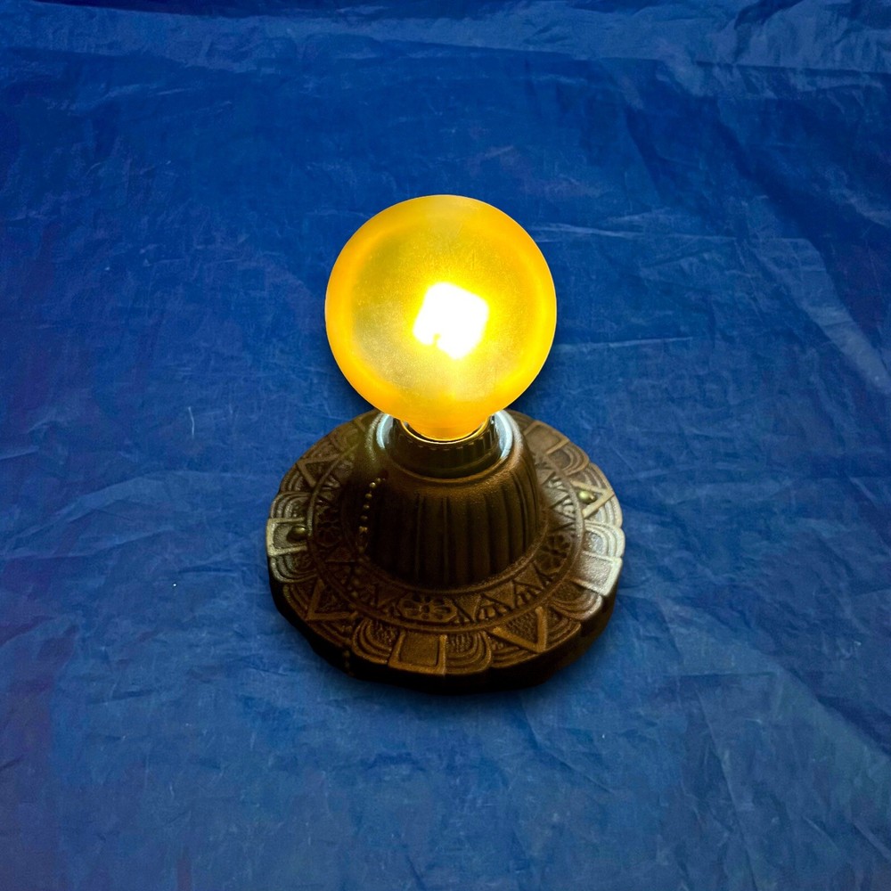 Rewired Single Flush Mount Rewired Polychrome Finish 25G