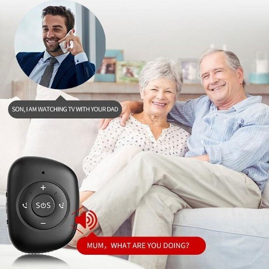 4G Wireless Personal GPS Tracker Kids Elderly SOS Button Waterproof Fall Alert