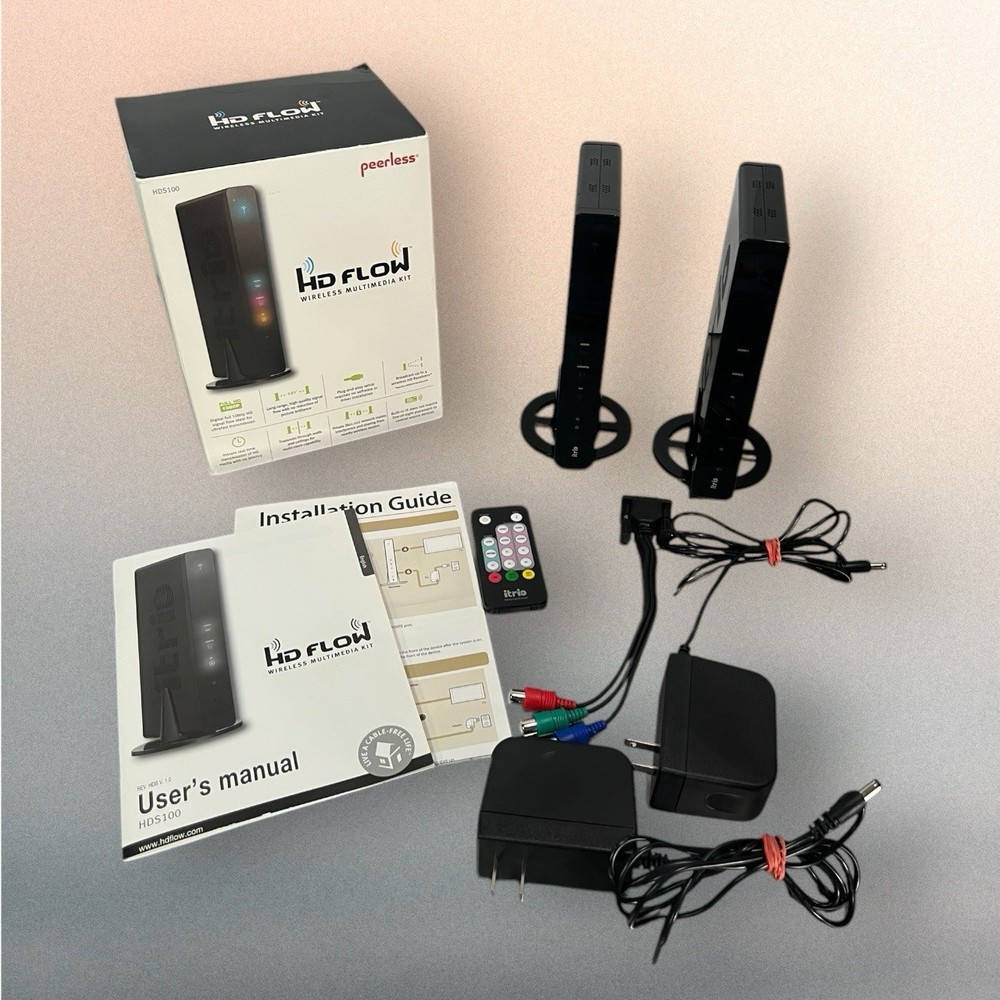 Peerless HDS100 HD Wireless Multimedia Center - Black