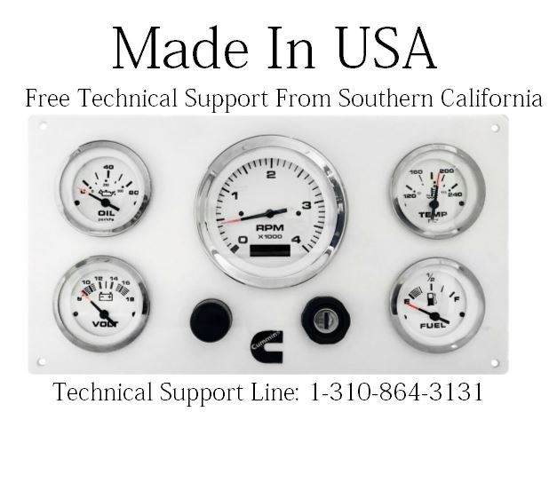 CUMMINS Marine Diesel Engine Instrument Panel