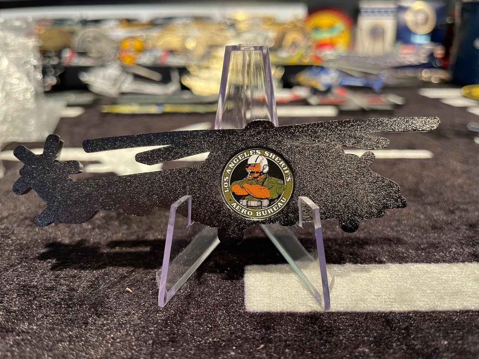 Los Angeles County Sheriff Super Puma Helicopter challenge coin