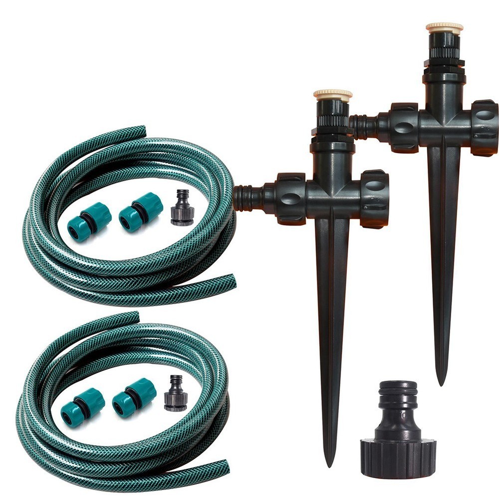 Customizable Watering Solution with Adjustable Sprinkler System for Gardens