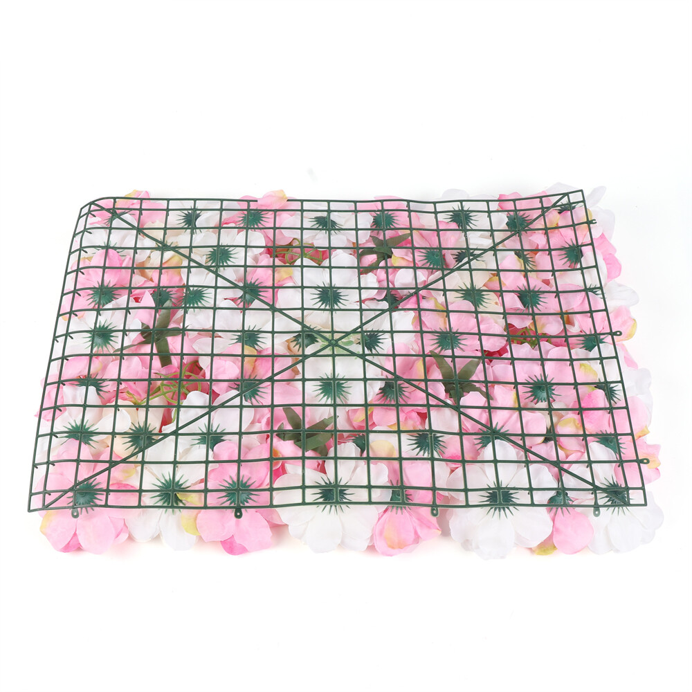 12 PCS Artificial Flowers Wall Panel for DIY Wedding Street Background Decor