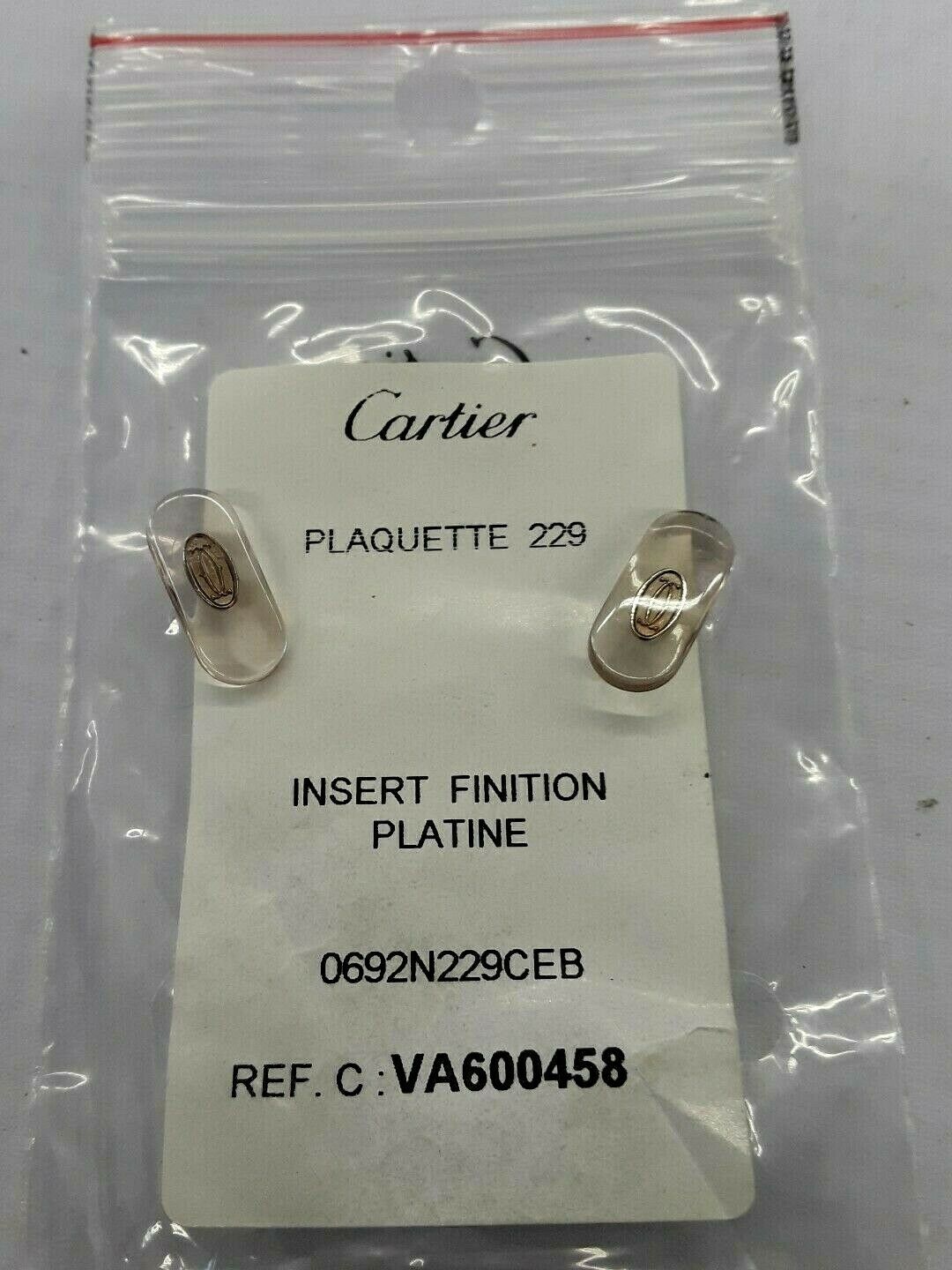 NEW! Cartier Glasses Nose Pads Replacement - Big Size Gold/Silver - 1 Pair