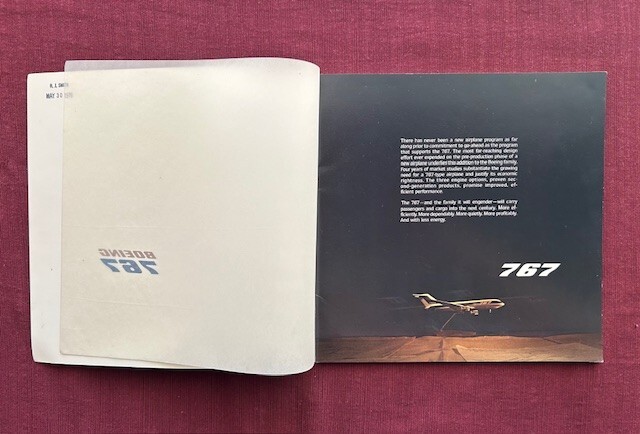 Boeing 767 1978 Brochure