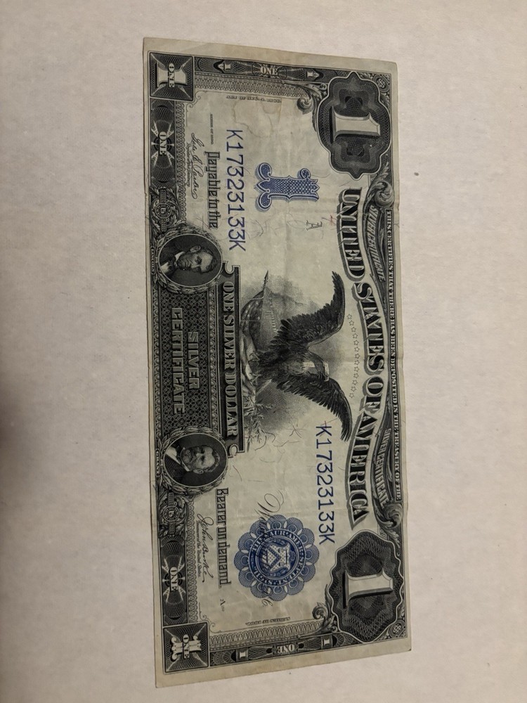 1899 Black Eagle Silver Certificate, uncertified