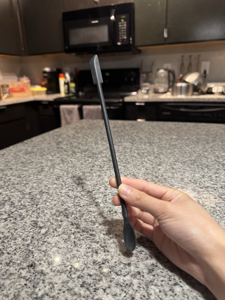 Black Silicon Makeup Spatula