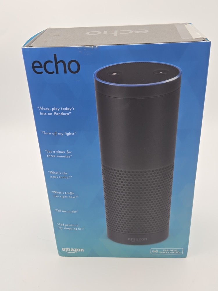 Amazon Echo 1st Generation Smart Assistant - Black - New Sealed Box - NIB