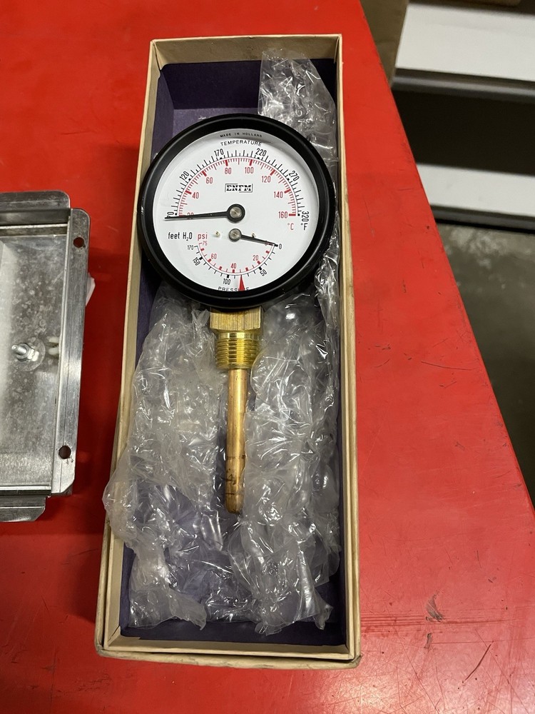Boiler Temperature Pressure Gauge