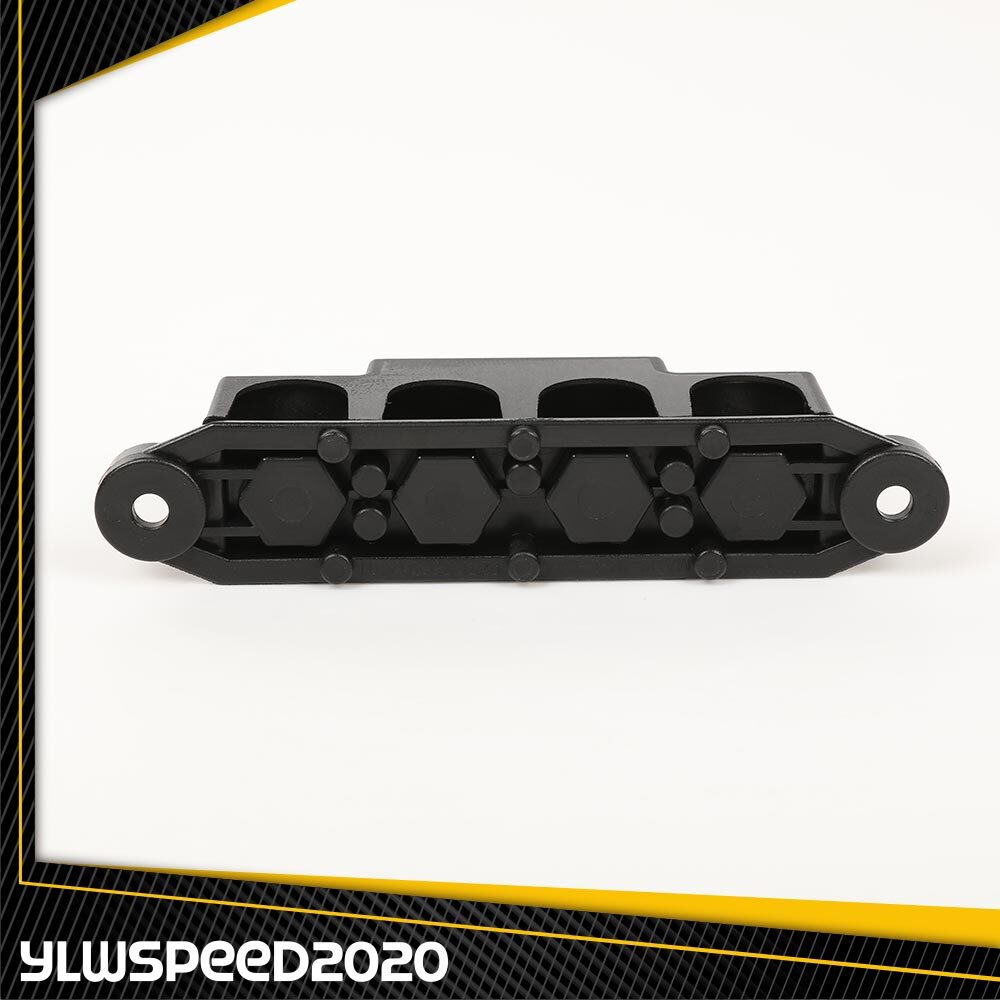 4 Post Busbar Power Ground Distribution block 12V 250A W/ Cover 5/16" Black