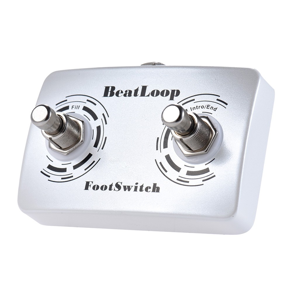 Rowin BeatLoop Dual Footswitch Pedal For Recording Effect - Compact And Durable