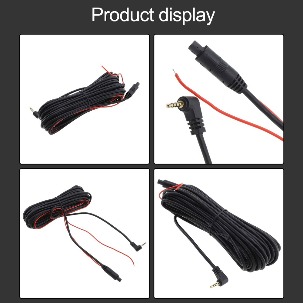 Practical 10M Car DVR for DASH Camera Extension Cable for Recorder Installation