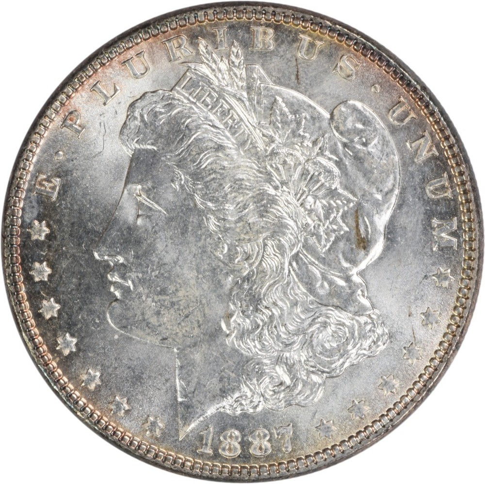 1887 Morgan Silver Dollar Choice BU Uncertified #628