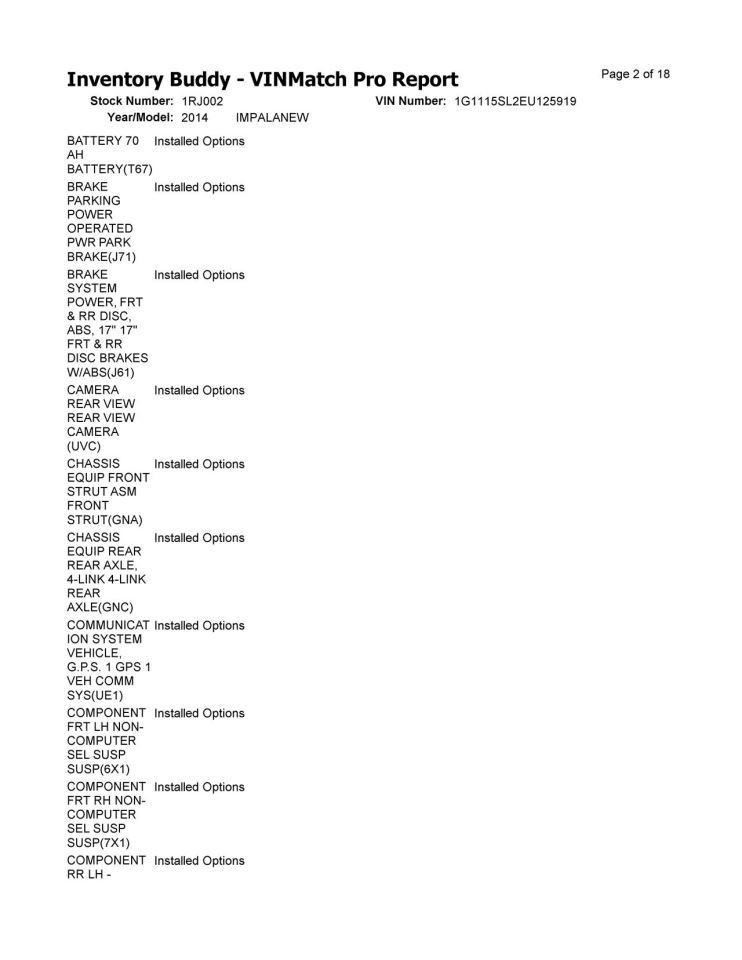 IMPALANEW 2014 Transmission Shift 104902473