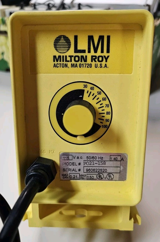LMI Milton Roy P021-158 Metering Pump
