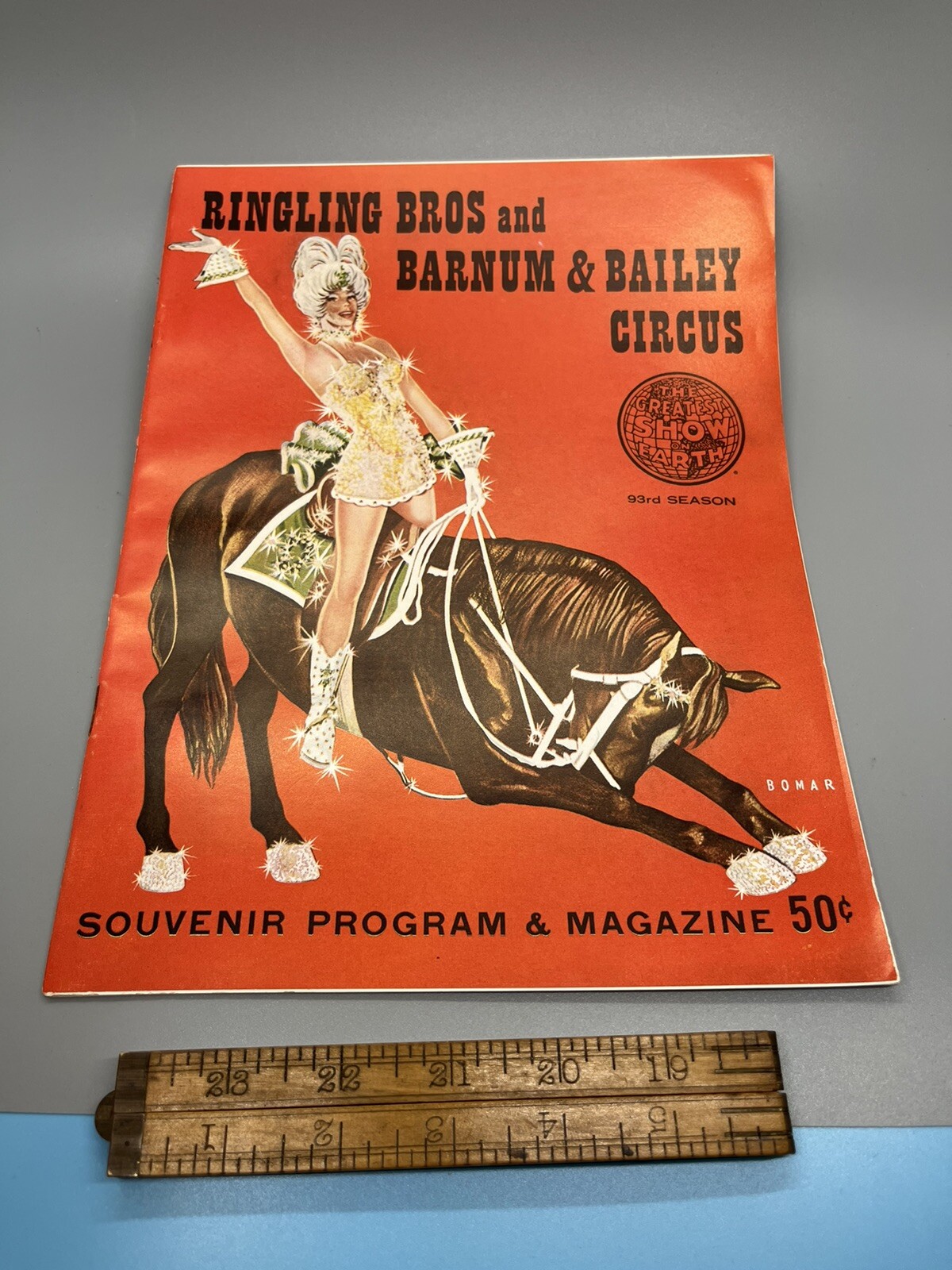 Ringling Brothers and Barnum Bailey Souvenir Program 1963 Historic Collectible!