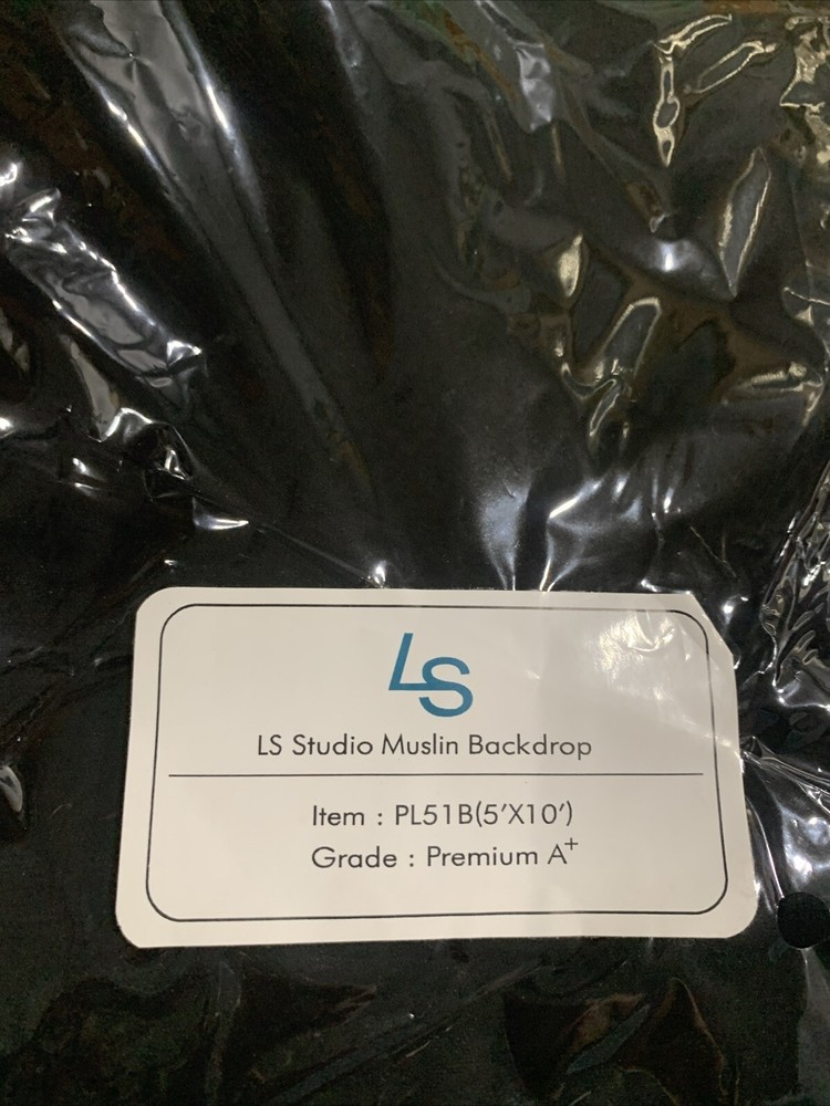 2 NWT LS Studio Muslin Backdrops 5’x10’