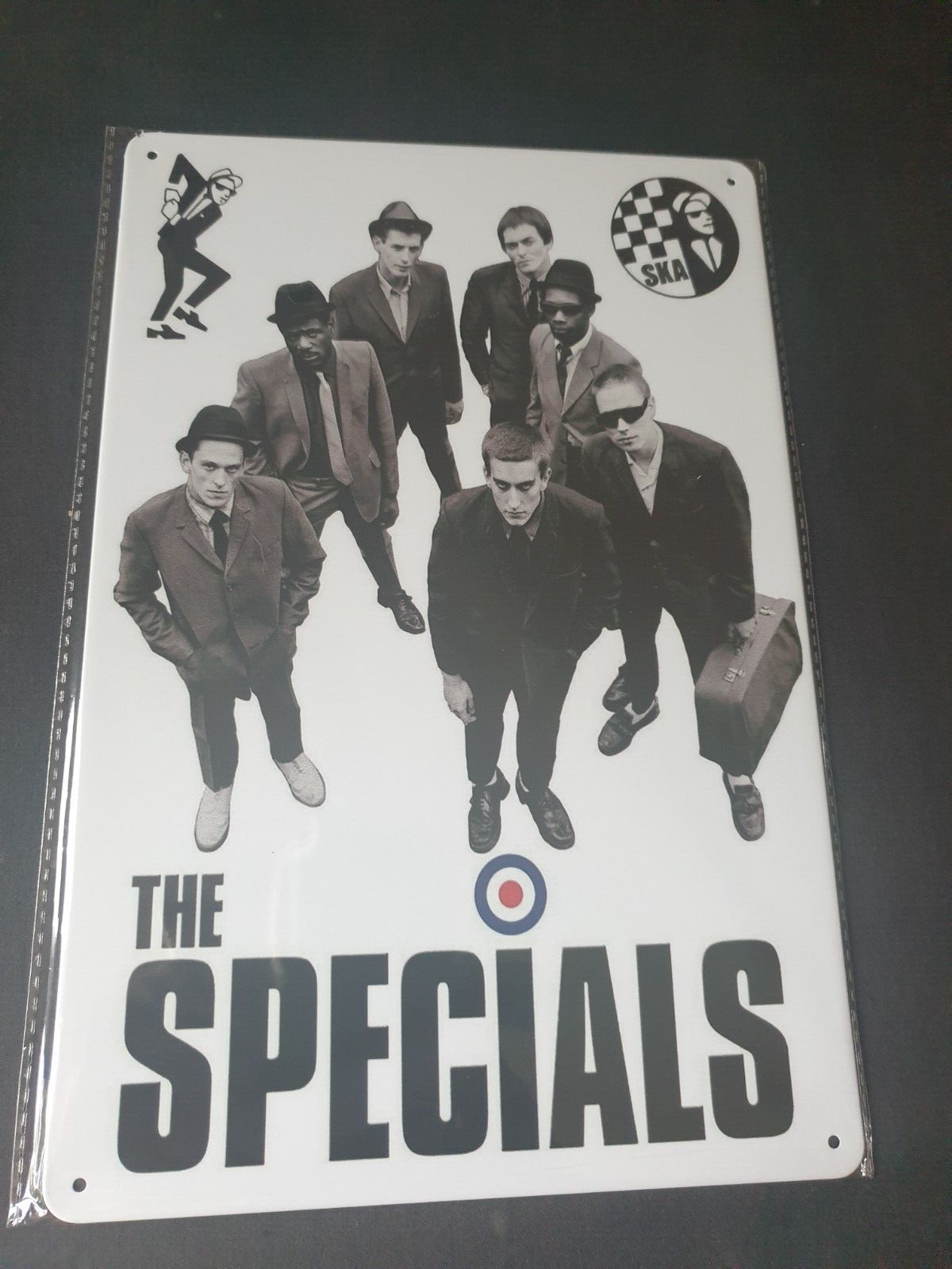 The Specials Target Metal Sign Plaque Ska/Mods poster Retro Garage Shed