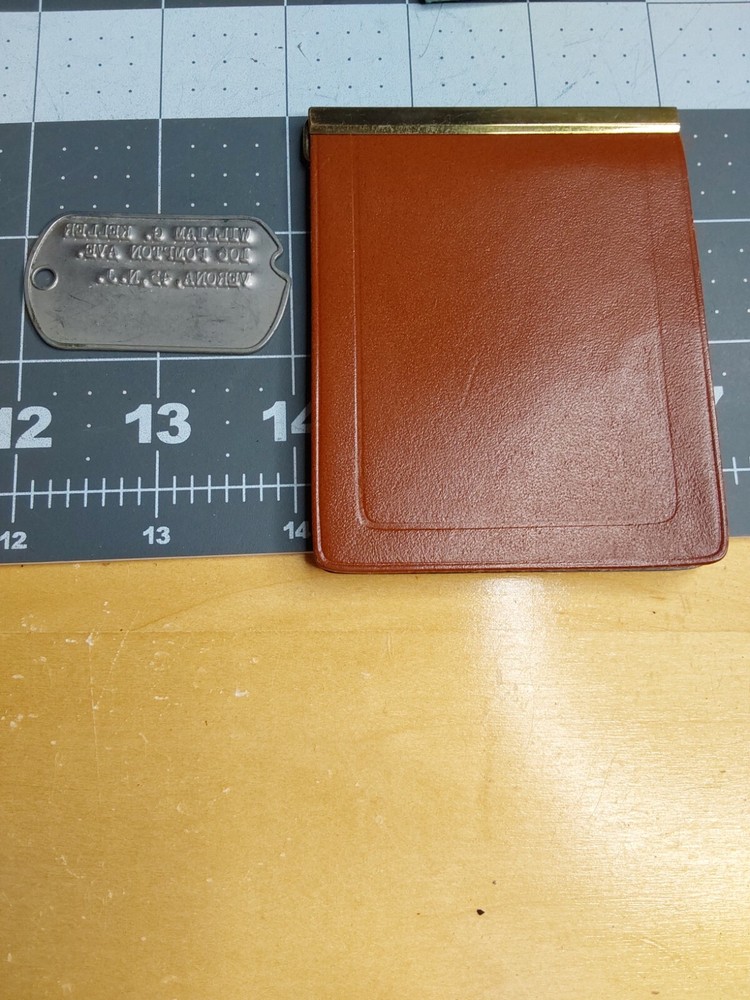 WWII US Army Dog Tag William G Keller