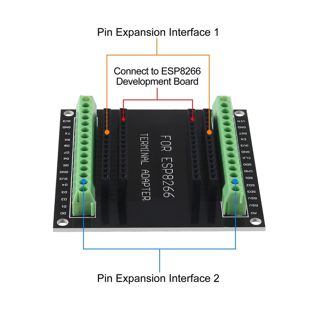 3 Set ESP32 Development Board 38Pin Narrow Narrow+extensionboard