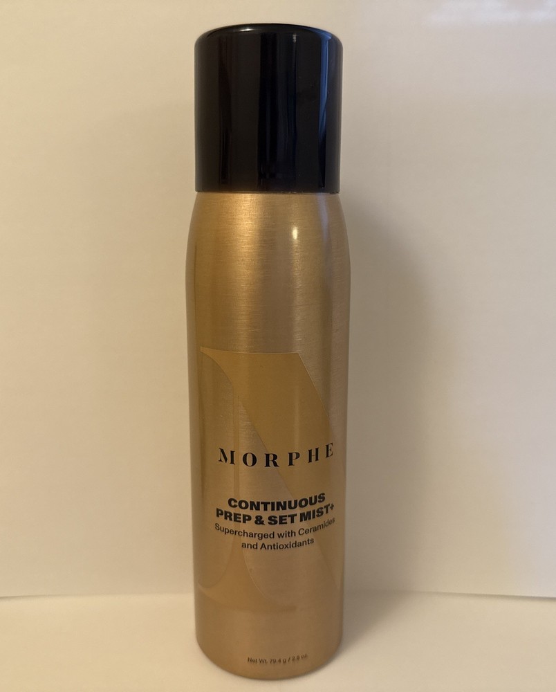 Morphe Continuous Prep& Set Mist with Ceramides & Antioxidants 2.8 oz New