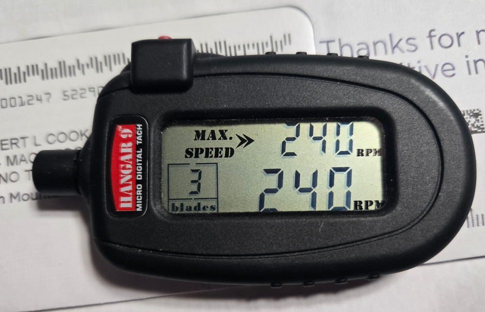 Hangar 9 Micro Digital Tachometer Air Field Equip & Electronics