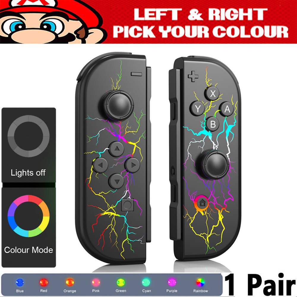 1 Pair for Joy-con Wireless Gamepad Controller for Nintendo Switch/ Lite/ OLED