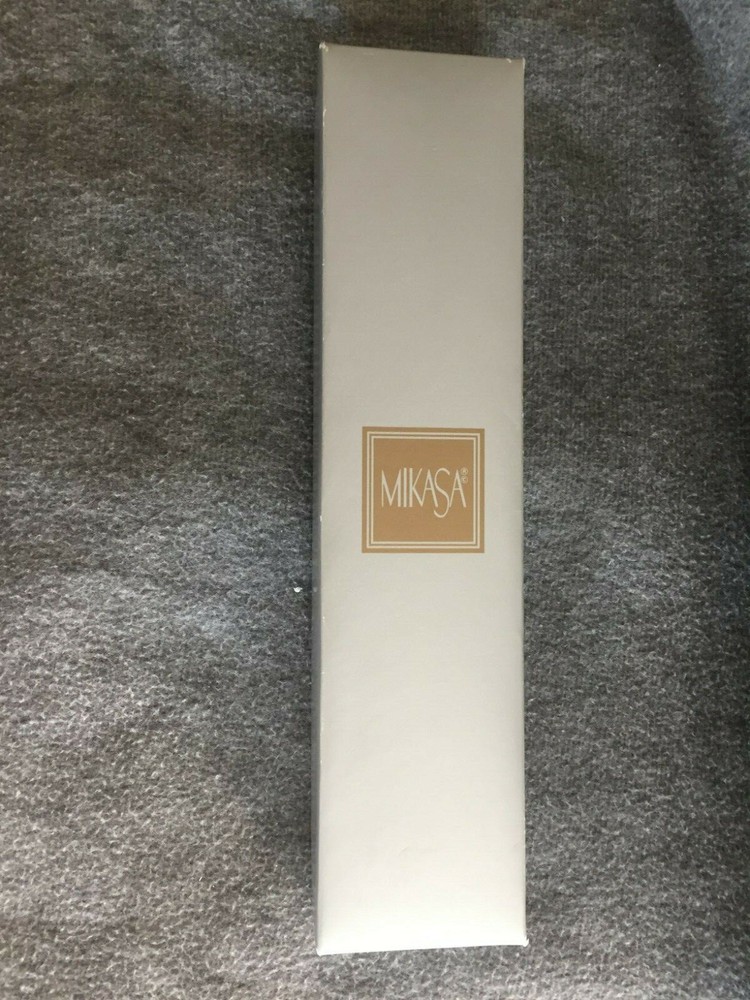 Mikasa SilverPlate Cake Pie Server Austrian Crystal Handle Starshine Pattern