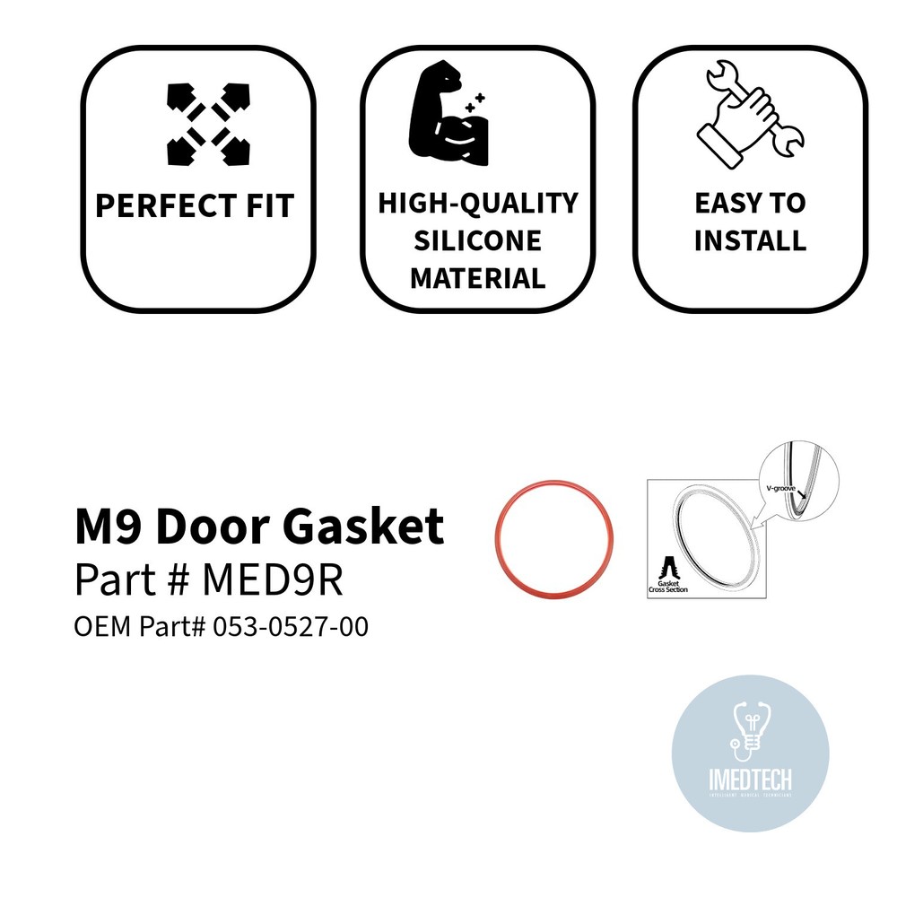 Midmark M9 Door Gasket Compatible Replacement - Same Day Shipping