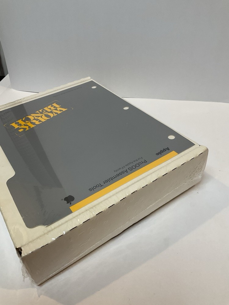Apple II WORKBENCH A2W0013 ProDOS Assembler Tools Manuals/Software Sealed OEM