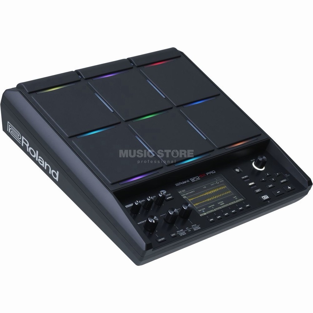 Roland SPD-SX PRO Digital Sampler Pad Triggers Built-in Effects Display Screen
