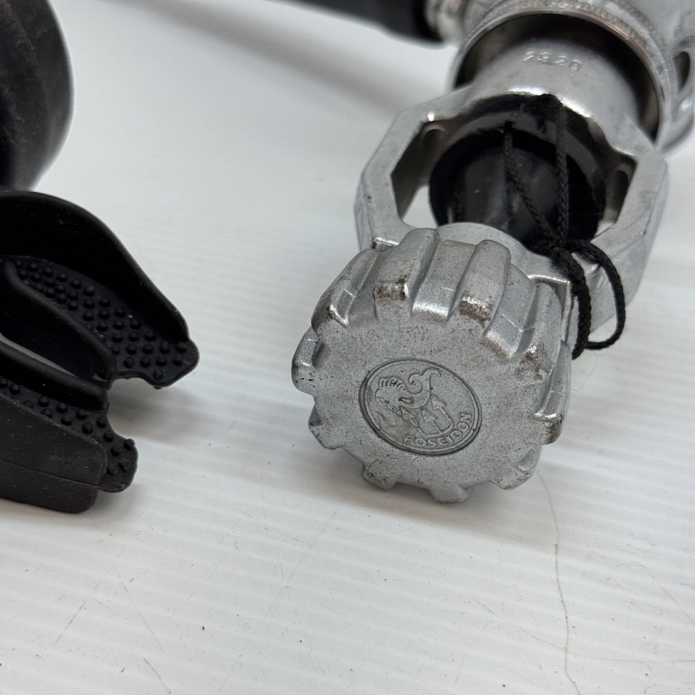 Vintage Poseidon Scuba Regulator Set First & Second Stage w/ Hose – Untested