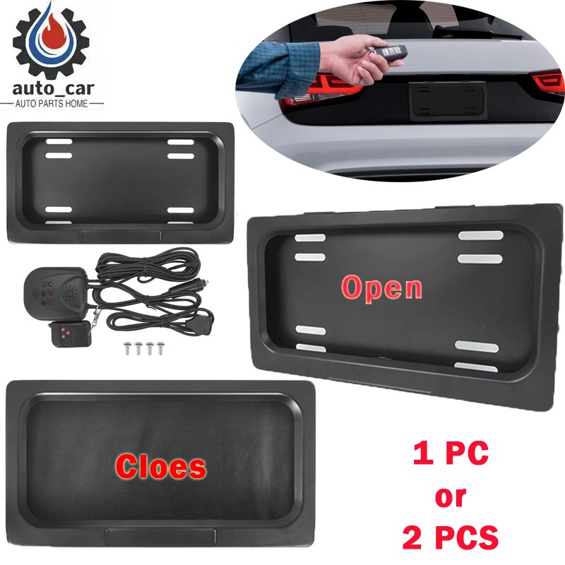 New 1PC / 2PCS Rear License Plate Frames Universal License Plate Tag Holder USA